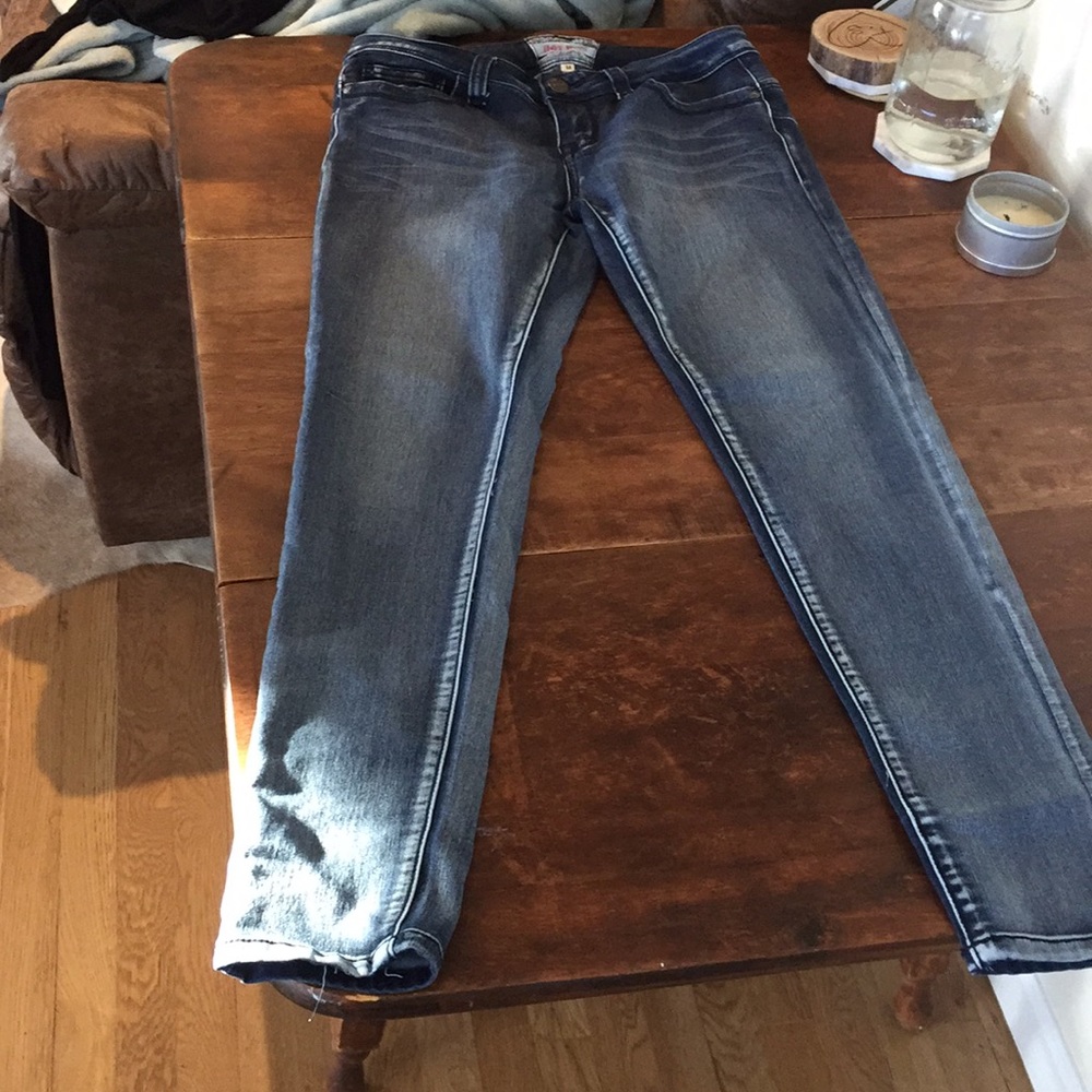 Skinny jeans fun wash